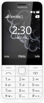 Nokia 230 Single-SIM White/Silver