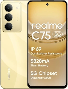 Realme C75 5G 256GB lightning gold
