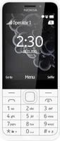 Nokia 230 Single-SIM White/Silver