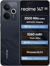 Realme 14T 5G (5260mAh) 256GB/8GB Obsidian Black