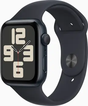Apple Watch SE (2022) (GPS) 44mm midnight with sport wristlet M/L midnight