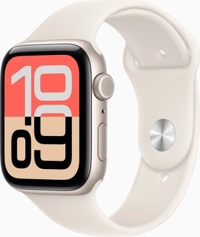 Apple Watch SE 3 (GPS + cellular) 44mm polarstern with sport wristlet S/M polarstern