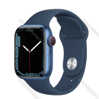 Apple Watch Series 7 (GPS) 41mm aluminium blue with sport wristlet abyssblau 