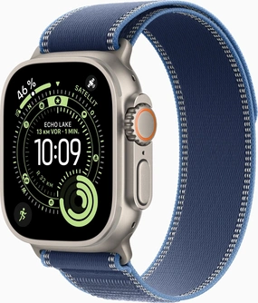 Apple Watch Ultra 3 natural with Trail Loop S/M blue/light blue