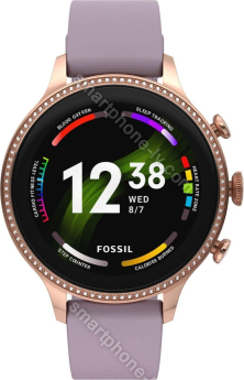 Fossil Gen 6 Smartwatch 42mm purple Silicone 