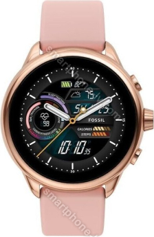 Fossil Gen 6 Smartwatch Wellness Edition Blush Silicone 
