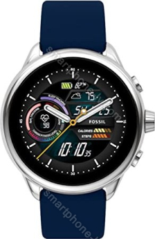 Fossil Gen 6 Smartwatch Wellness Edition Navy Silicone 