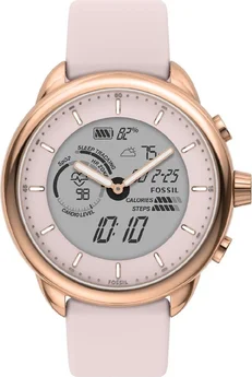 Fossil Gen 6 hybrid Smartwatch Wellness Edition Blush Silicone
