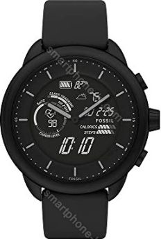 Fossil Gen 6 hybrid Smartwatch Wellness Edition Black Silicone 