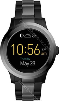 Fossil Q Founder 2.0 grey with link bracelet black 