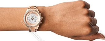 Fossil Stella Gen 6 hybrid Smartwatch Rose Gold-Tone Stainless Steel 