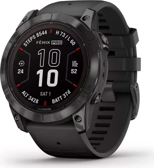 Garmin Fenix 7X Pro Sapphire solar black/carbon grey