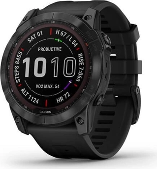 Garmin Fenix 7X Sapphire solar black dlc titanium/black