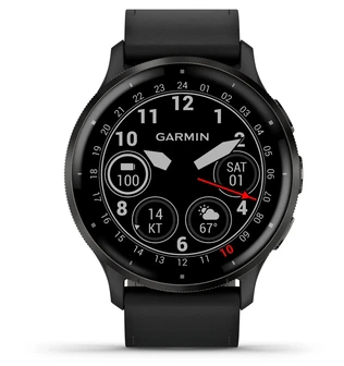 Garmin Venu 3 slate/black leather