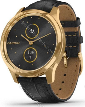 Garmin vivomove Luxe activity tracker black embossed/24k gold 