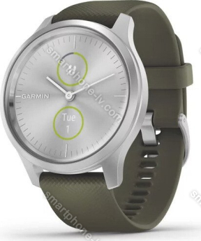 Garmin vivomove Style activity tracker moss/silver 
