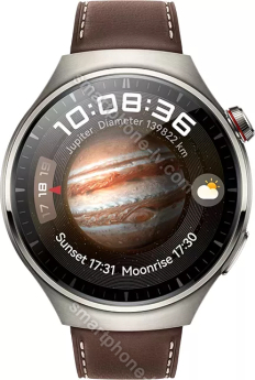 Huawei Watch 4 Pro Dark Brown Leather strap 