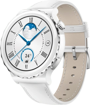 Huawei Watch GT 3 Pro Ceramic 43mm white Leather
