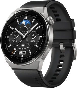 Huawei Watch GT 3 Pro titanium 46mm Black fluoroelastomer