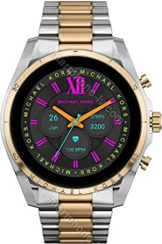 Michael Kors Smartwatch Gen 6 Bradshaw silver/gold with link bracelet silver/gold 