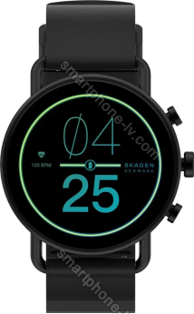 Skagen Falster Gen 6 with silicone bracelet Midnight 