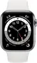 Apple Watch Series 6 (GPS + cellular) 44mm stainless steel silver with sport wristlet white