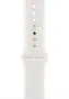 Apple Watch Series 6 (GPS + cellular) 44mm stainless steel silver with sport wristlet white