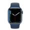 Apple Watch Series 7 (GPS) 41mm aluminium blue with sport wristlet abyssblau 