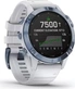 Garmin Fenix 6 Pro solar mineral blue titanium/whitestone