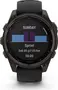 Garmin Fenix 8 47mm Sapphire solar carbon grey/black-pebble grey silicone