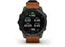 Garmin epix 2 Sapphire black titanium/chestnut leather