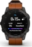 Garmin epix 2 Sapphire black titanium/chestnut leather