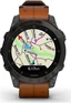 Garmin epix 2 Sapphire black titanium/chestnut leather
