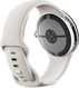 Google pixel Watch 4 (Wi-Fi) 45mm polished Silver with sport wristlet Porcelain