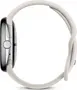 Google pixel Watch 3 (Wi-Fi) 45mm polished Silver with sport wristlet Porcelain