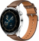 Huawei Watch 3 Classic silver with leather bracelet brown 