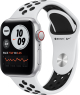 Apple Watch Nike SE (GPS + cellular) 40mm silver with sport wristlet platinum/black