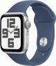 Apple Watch SE (2022) (GPS) 40mm silver with sport wristlet S/M Denim