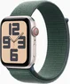 Apple Watch SE (2022) (GPS + cellular) 44mm Polarstern with Sports Loop sea green