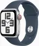 Apple Watch SE (2022) (GPS + cellular) 40mm silver with sport wristlet M/L sturmblau