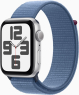 Apple Watch SE 2022 (GPS) 44mm silver with Sports Loop winterblau