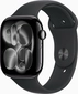 Apple Watch Series 11 (GPS + cellular) 46mm aluminium diamond black with sport wristlet S/M black