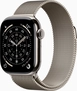 Apple Watch Series 11 (GPS + cellular) 42mm Titan natural with Mi...