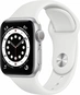 Apple Watch Series 6 (GPS) 40mm aluminium silver with sport wristlet white