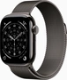 Apple Watch Series 11 (GPS + cellular) 42mm Titan slate with Mila...