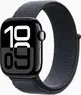 Apple Watch Series 10 (GPS + cellular) 42mm aluminium diamond black with Sports Loop ink