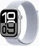 Apple Watch Series 10 (GPS + cellular) 46mm aluminium silver with Sports Loop blue cloud