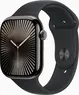 Apple Watch Series 10 (GPS + cellular) 46mm Titan slate with sport wristlet M/L black