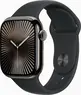 Apple Watch Series 10 (GPS + cellular) 42mm Titan slate with sport wristlet S/M black
