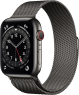 Apple Watch Series 6 (GPS + cellular) 44mm stainless steel graphi...